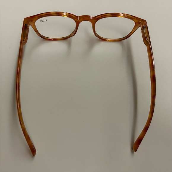 New Rae Dunn Readers 2.0 Magnification Golden Tortoise Frames Men's - Picture 6 of 12